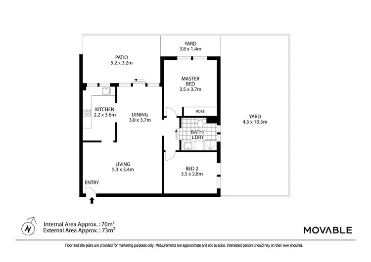 Floorplan of Homely unit listing, 2/52 Wilton Street, Merewether NSW 2291