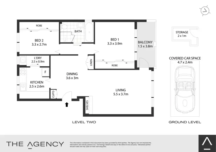 Floorplan of Homely apartment listing, 9/7 Bortfield Drive, Chiswick NSW 2046