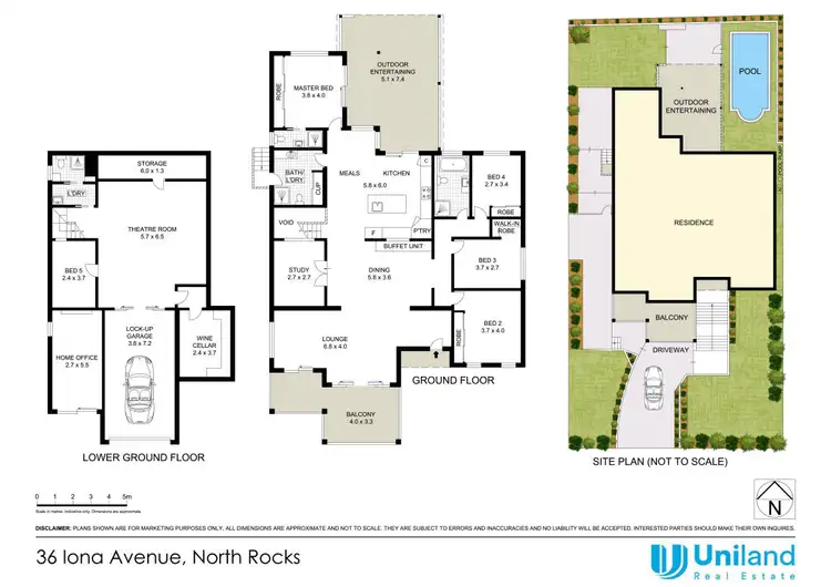 Floorplan of Homely house listing, 36 Iona Avenue, North Rocks NSW 2151
