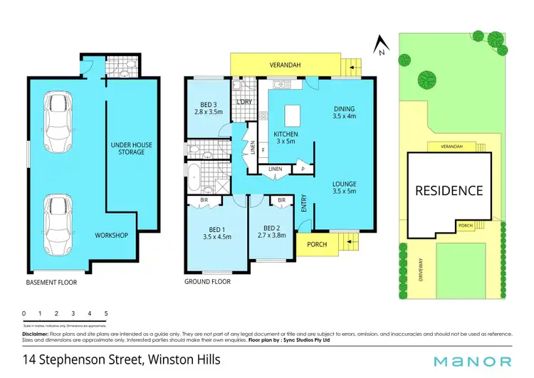Floorplan of Homely house listing, 14 Stephenson Street, Winston Hills NSW 2153