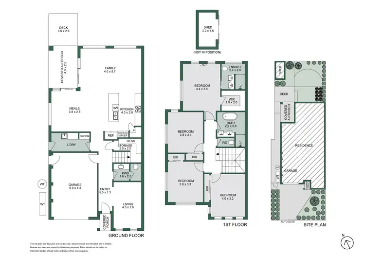 Floorplan of Homely townhouse listing, 1A Rivoli Street, Mentone VIC 3194