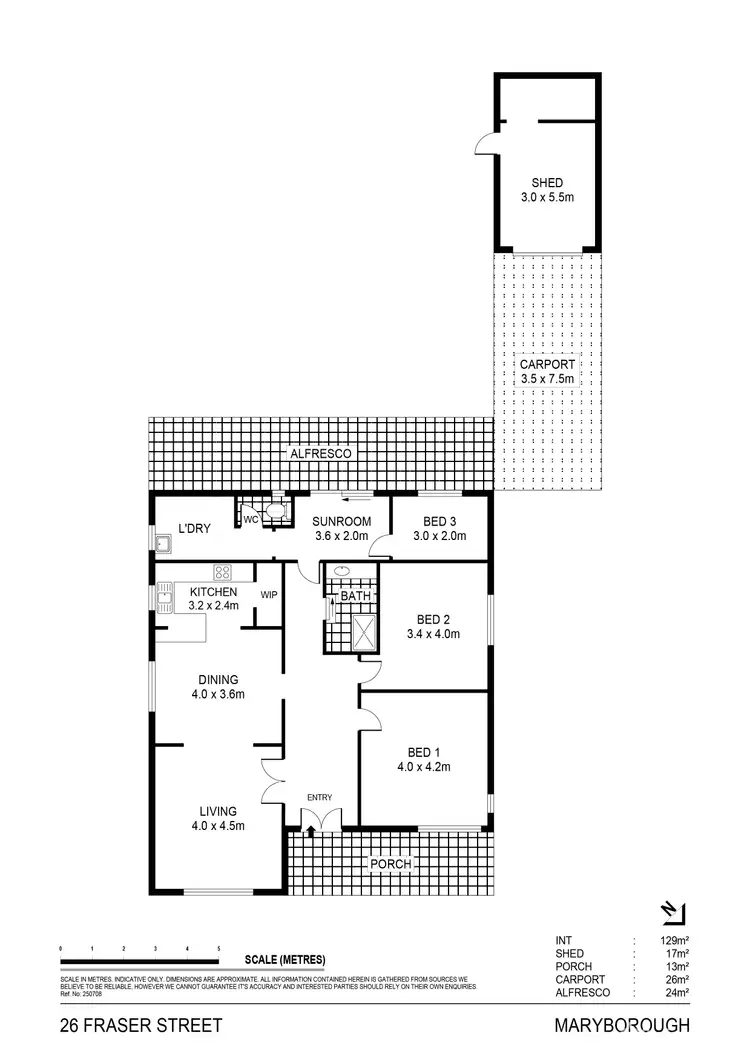 Floorplan of Homely house listing, 26 Fraser Street, Maryborough VIC 3465