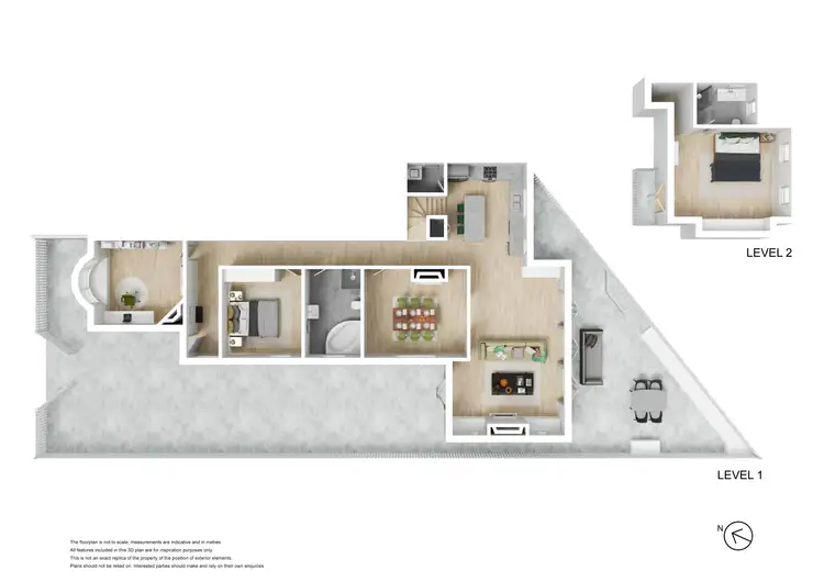 Floorplan of Homely house listing, 1 Thackeray Street, Elwood VIC 3184