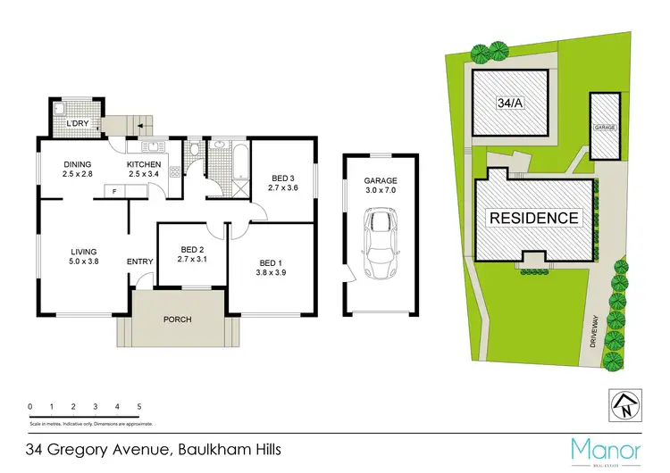 Floorplan of Homely house listing, 34 Gregory Avenue, Baulkham Hills NSW 2153