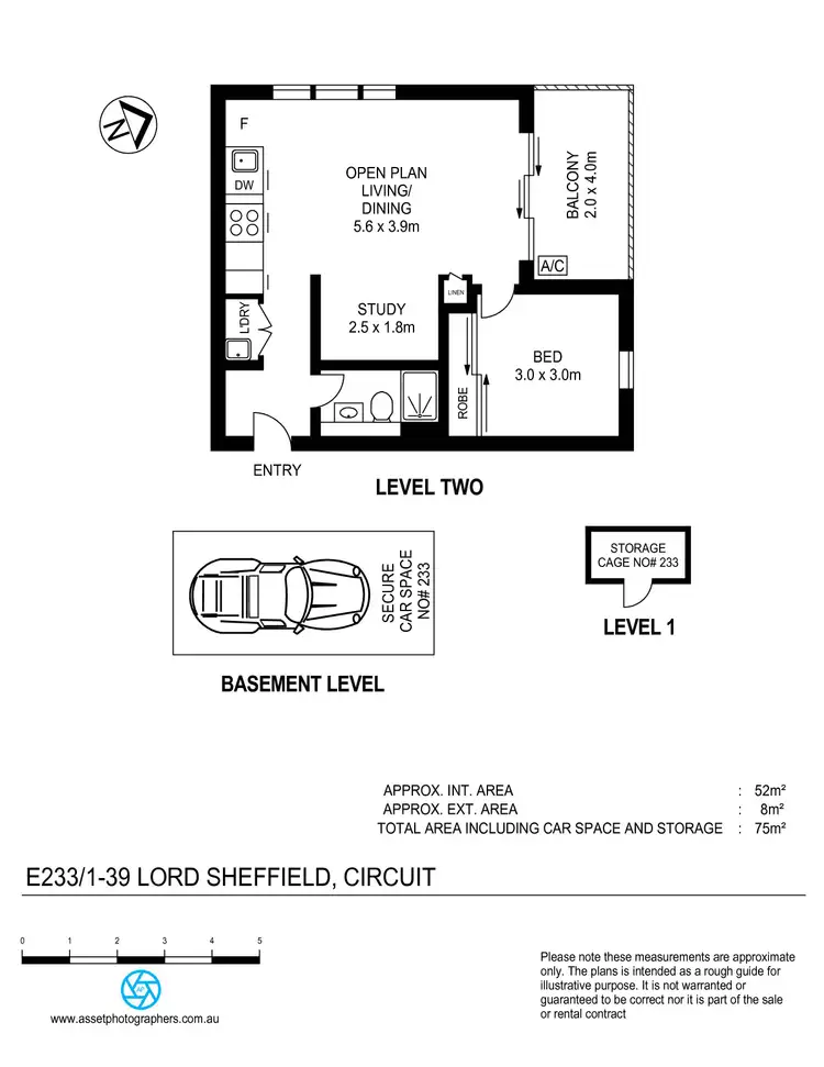 Floorplan of Homely apartment listing, E233/1-39 Lord Sheffield Circuit, Penrith NSW 2750