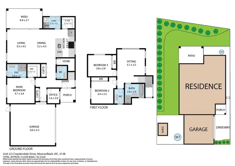 Floorplan of Homely house listing, 2/2 Croydondale Drive, Mooroolbark VIC 3138