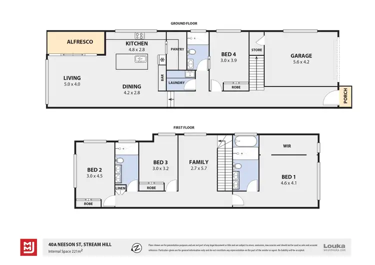 Floorplan of Homely semi-detached listing, 40A Neeson Road, Stream Hill NSW 2526