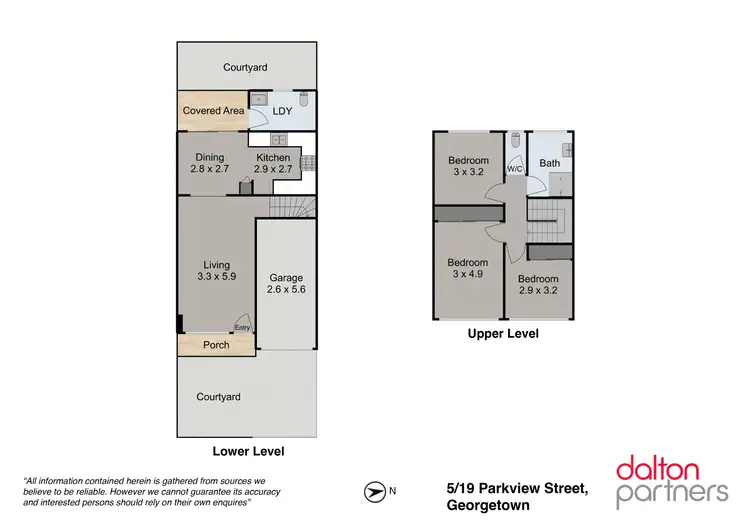 Floorplan of Homely townhouse listing, 5/19 Parkview Street, Georgetown NSW 2298