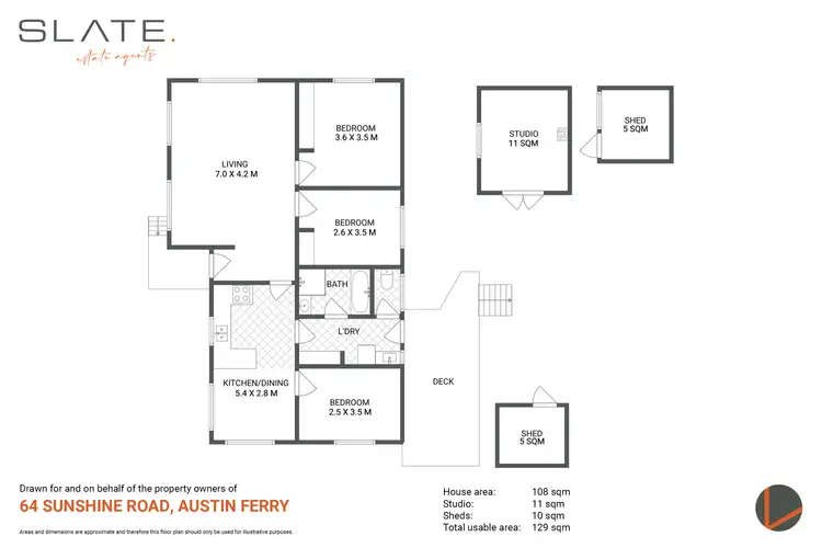 Floorplan of Homely house listing, 64 Sunshine Road, Austins Ferry TAS 7011