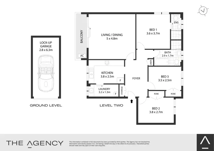 Floorplan of Homely apartment listing, 6/10 College Street, Drummoyne NSW 2047