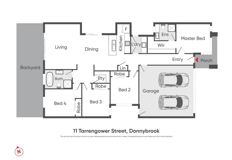Floorplan of Homely house listing, 11 Tarrengower Street, Donnybrook VIC 3064