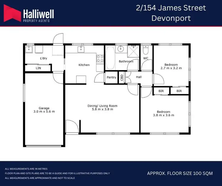 Floorplan of Homely unit listing, 2/154 James Street, Devonport TAS 7310