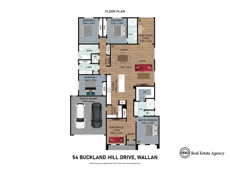 Floorplan of Homely house listing, 54 Buckland Hill Drive, Wallan VIC 3756