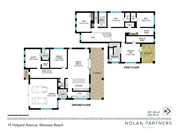 Floorplan of Homely house listing, 15 Halyard Avenue, Moonee Beach NSW 2450