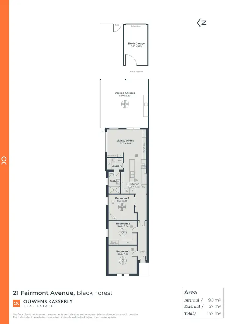 Floorplan of Homely house listing, 21 Fairmont Avenue, Black Forest SA 5035