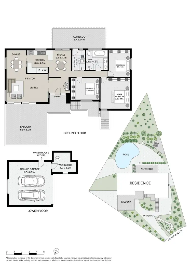 Floorplan of Homely house listing, 4 Drysdale Place, Kareela NSW 2232