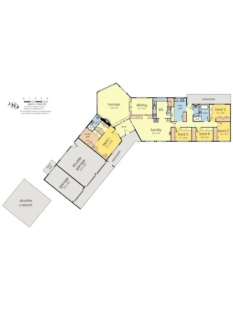 Floorplan of Homely house listing, 4 Orchid Court, Park Orchards VIC 3114