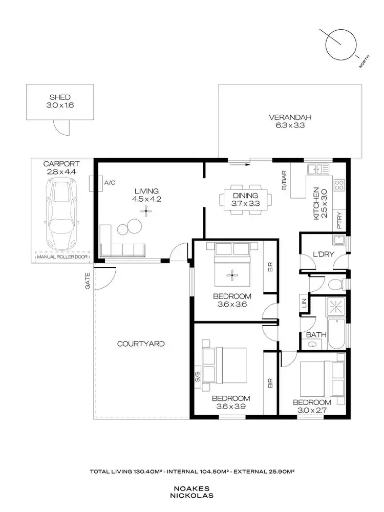 Floorplan of Homely house listing, 127 The Cove Road, Hallett Cove SA 5158
