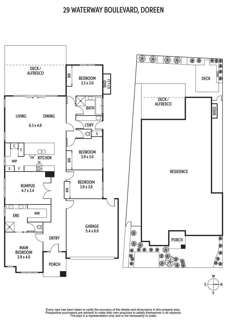 Floorplan of Homely house listing, 29 Waterway Boulevard, Doreen VIC 3754