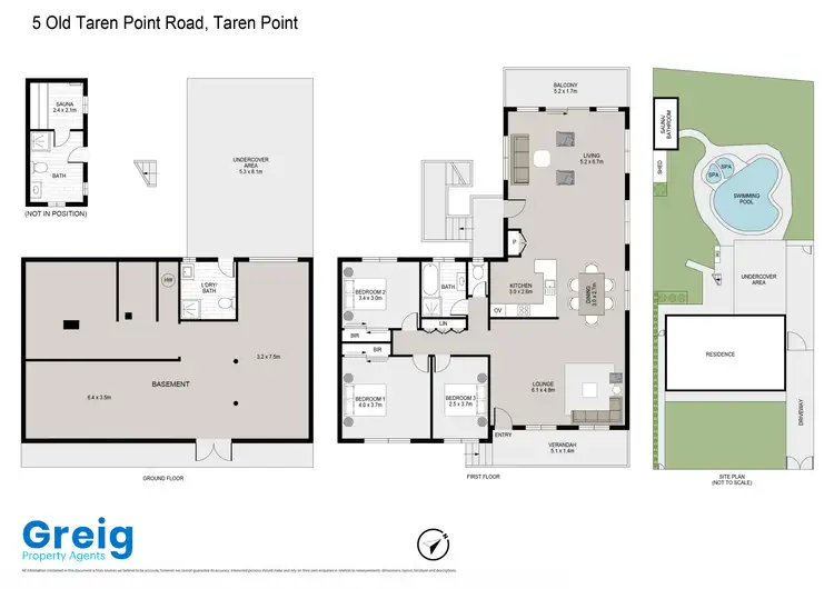 Floorplan of Homely house listing, 5 Old Taren Point Road, Taren Point NSW 2229