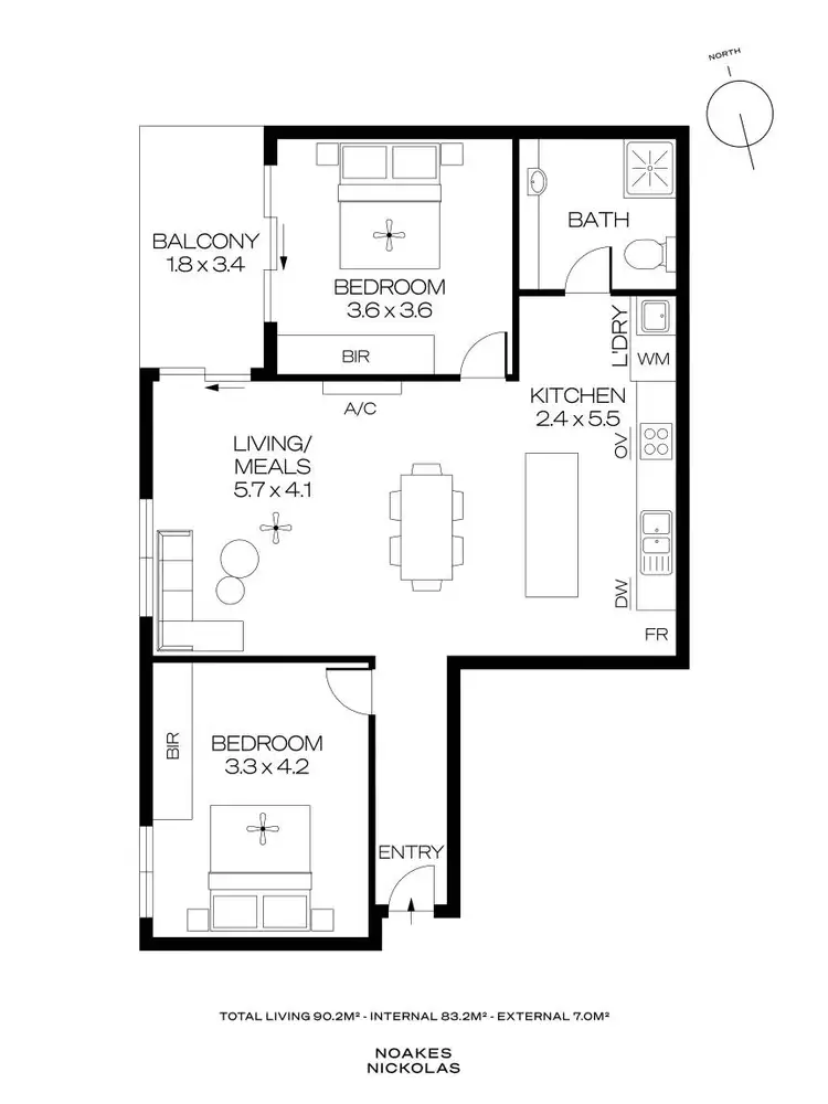 Floorplan of Homely apartment listing, 12/9 City View Boulevard, Lightsview SA 5085