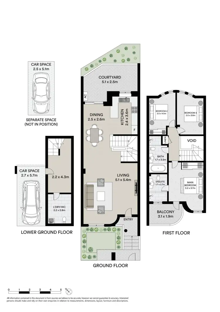Floorplan of Homely townhouse listing, 3/2 Victoria Street, Botany NSW 2019