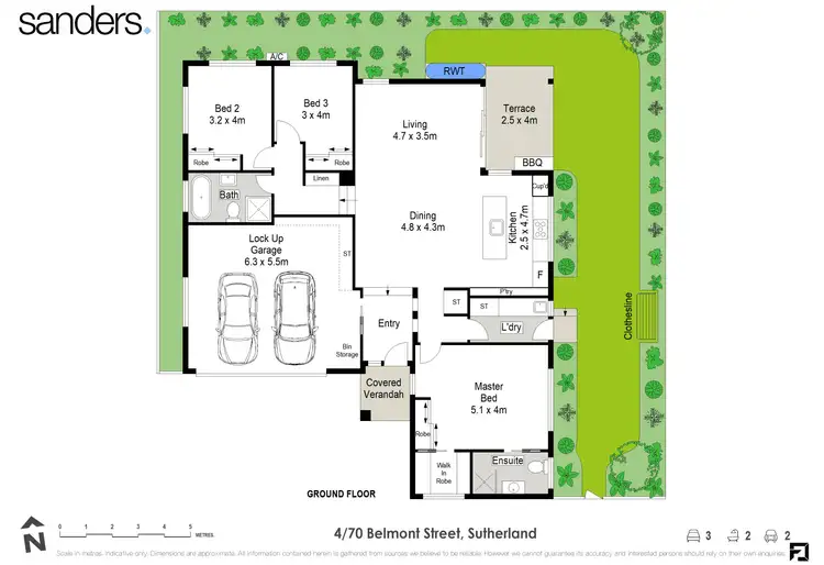 Floorplan of Homely villa listing, Lot 4/70 Belmont Street, Sutherland NSW 2232