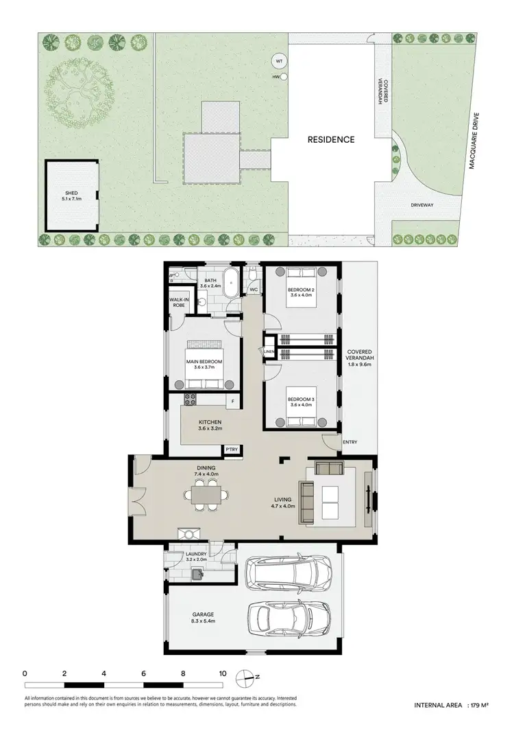 Floorplan of Homely house listing, 11 Macquarie Drive, Mudgee NSW 2850