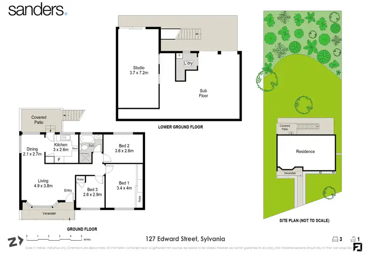 Floorplan of Homely house listing, 127 Edward Street, Sylvania NSW 2224