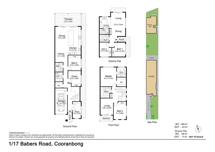 Floorplan of Homely semi-detached listing, 1/17 Babers Road, Cooranbong NSW 2265