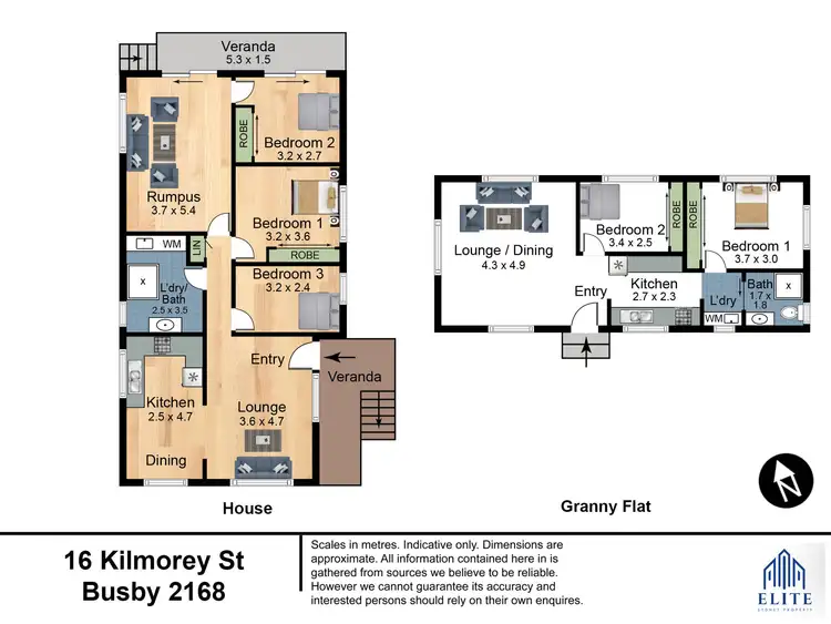 Floorplan of Homely house listing, 16 & 16A Kilmorey Street, Busby NSW 2168