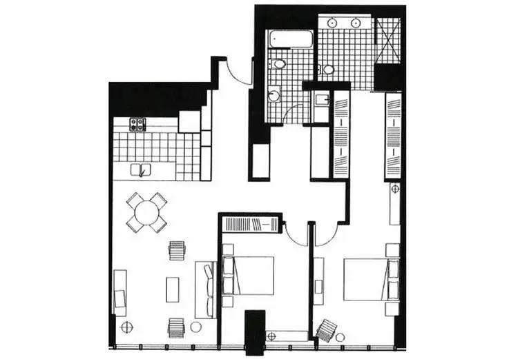Floorplan of Homely apartment listing, 4109/1 Queensbridge Square, Southbank VIC 3006