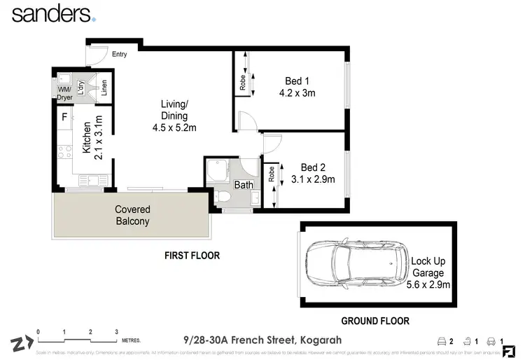 Floorplan of Homely apartment listing, 9/28-30A French Street, Kogarah NSW 2217