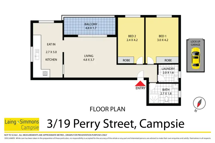 Floorplan of Homely apartment listing, 3/19 Perry Street, Campsie NSW 2194
