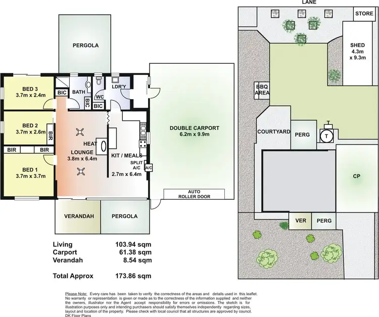 Floorplan of Homely house listing, 57 Viscount Slim Avenue, Whyalla Norrie SA 5608