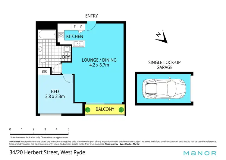 Floorplan of Homely apartment listing, 34/20 Herbert Street, West Ryde NSW 2114