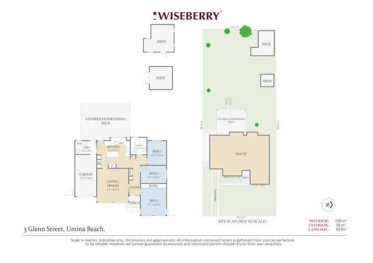 Floorplan of Homely house listing, 3 Glenn Street, Umina Beach NSW 2257