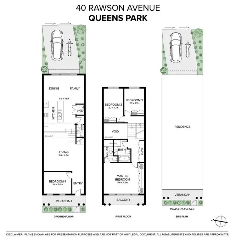 Floorplan of Homely house listing, 40 Rawson Avenue, Queens Park NSW 2022