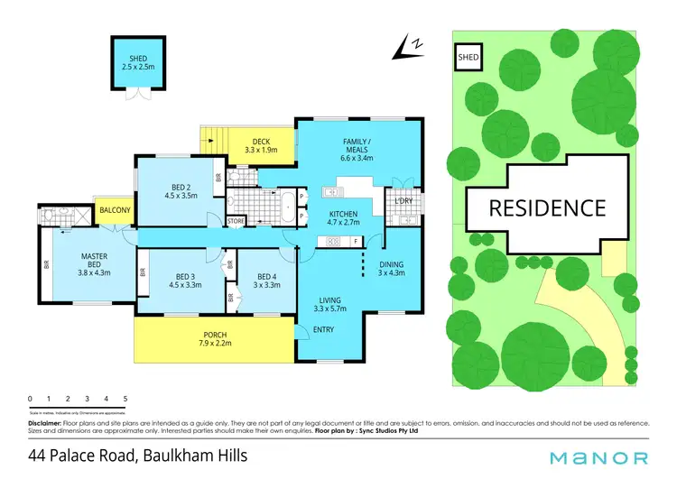Floorplan of Homely house listing, 44 Palace Road, Baulkham Hills NSW 2153