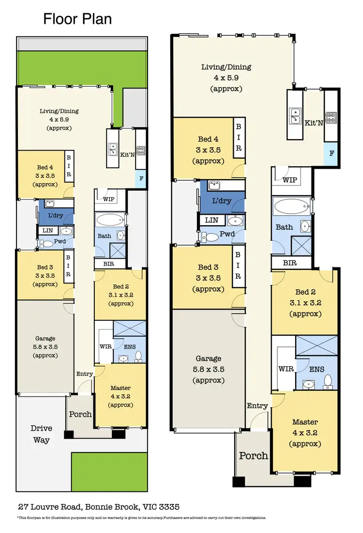 Floorplan of Homely house listing, 27 Louvre Road, Bonnie Brook VIC 3335