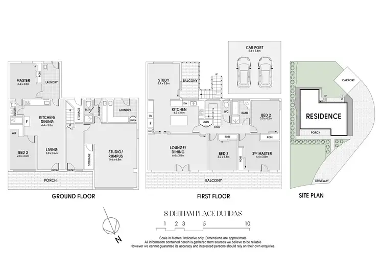 Floorplan of Homely house listing, 8 Denham Place, Dundas NSW 2117