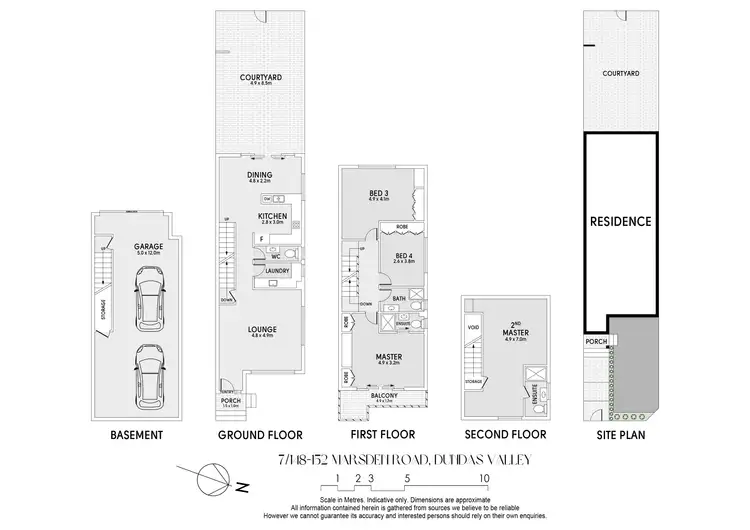Floorplan of Homely townhouse listing, 7/148-152 Marsden Road, Dundas Valley NSW 2117