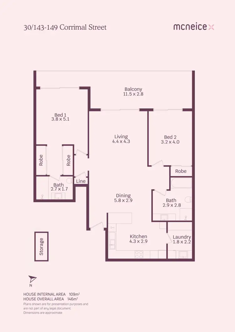 Floorplan of Homely apartment listing, 30/143-149 Corrimal Street, Wollongong NSW 2500