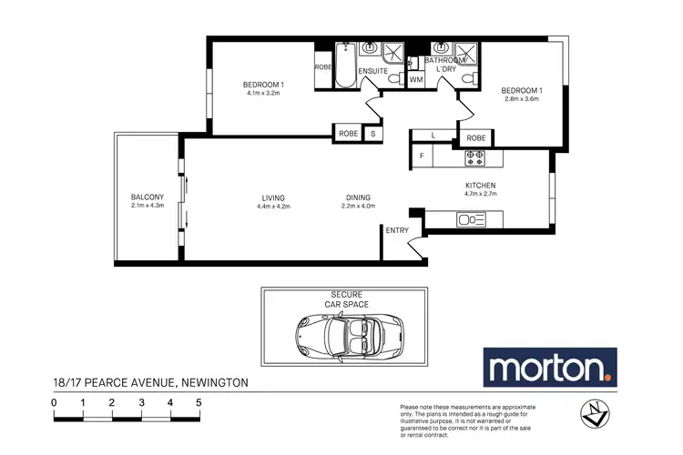 Floorplan of Homely apartment listing, 18/17 Pearce Avenue, Newington NSW 2127