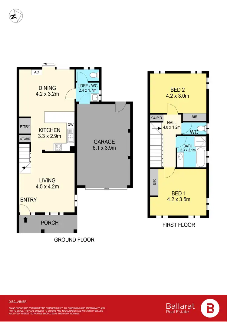Floorplan of Homely house listing, 13a Fore Street, Lake Wendouree VIC 3350
