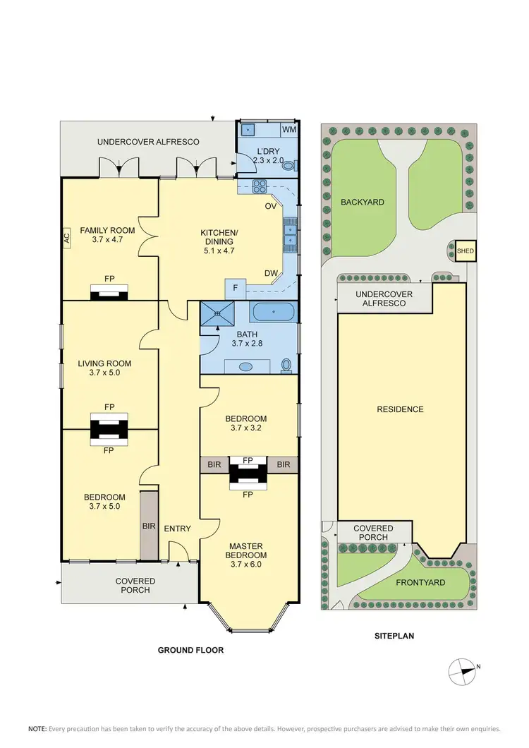 Floorplan of Homely house listing, 13 Mantell Street, Moonee Ponds VIC 3039