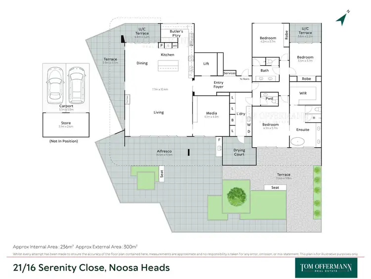 Floorplan of Homely unit listing, 21/16 Serenity Close, Noosa Heads QLD 4567