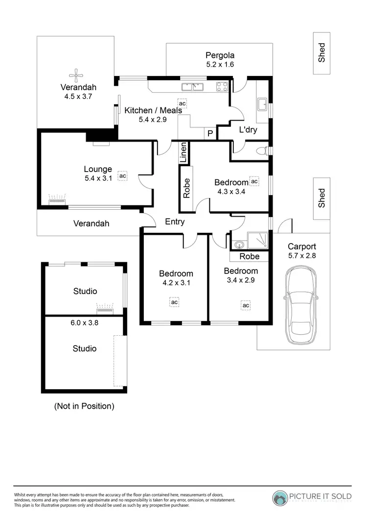 Floorplan of Homely house listing, 6 Jellicoe Street, Flinders Park SA 5025