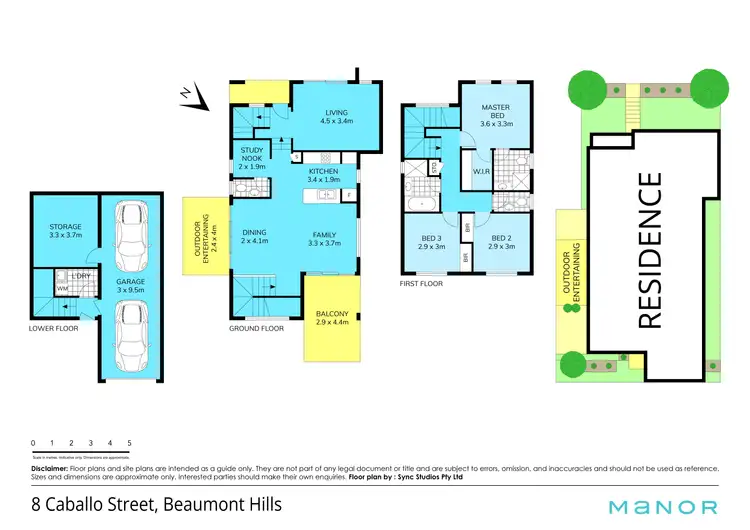 Floorplan of Homely house listing, 8 Caballo Street, Beaumont Hills NSW 2155