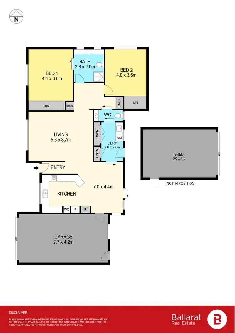 Floorplan of Homely house listing, 4 Mountview Drive, Sebastopol VIC 3356